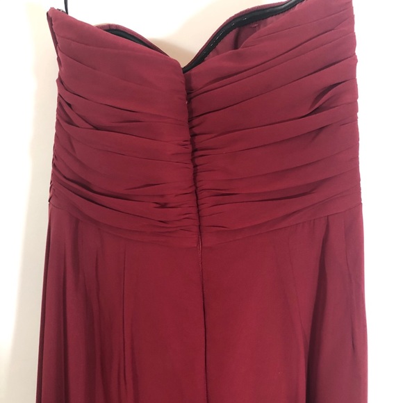 Dessy Collection style 2882 in Burgundy - Picture 3 of 9